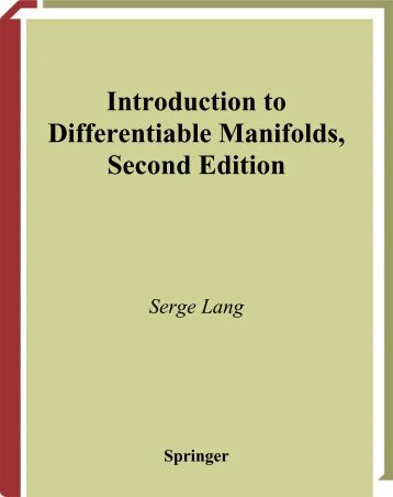 Introduction to Differentiable Manifolds, Second Edition - Free