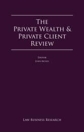 The Private Wealth & Private Client Review - Andreas Neocleous & Co