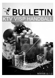 Bulletin Winter 12-13 - KTV Visp Handball