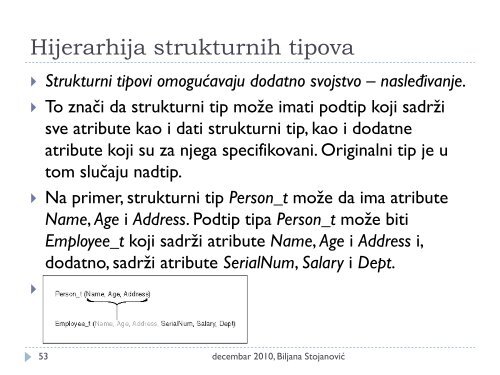 Distribuirane i objektne baze podataka - Ncd.matf.bg.ac.rs