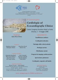 Cardiologia ed Ecocardiografia Clinica 3Â°Convegno