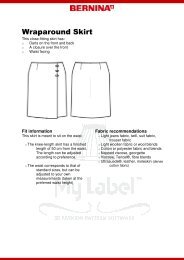 Modification Wraparound Skirt - My Label 3D Fashion Pattern Software