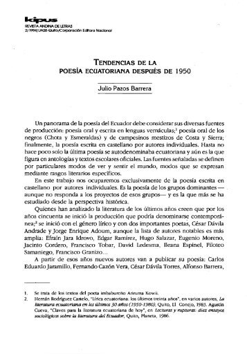lIc:ip. lIS - Repositorio UASB-Digital