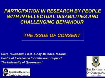 CONSENT, ASSENT AND PARTICIPATION IN RESEARCH FOR ...