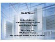 RosettaNet - XML Finland