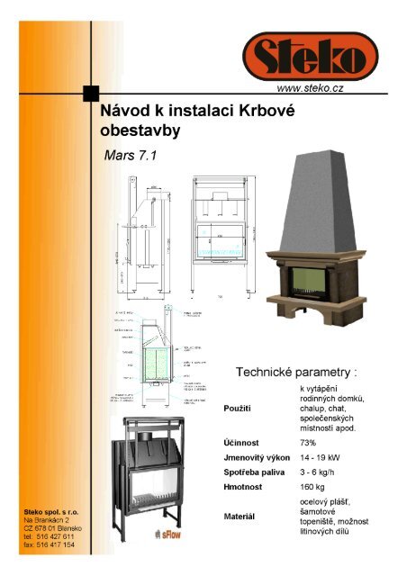 tel: 516 427 611 - Krbová kamna, krbové vložky, krby