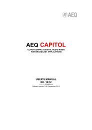 Manual - AEQ International