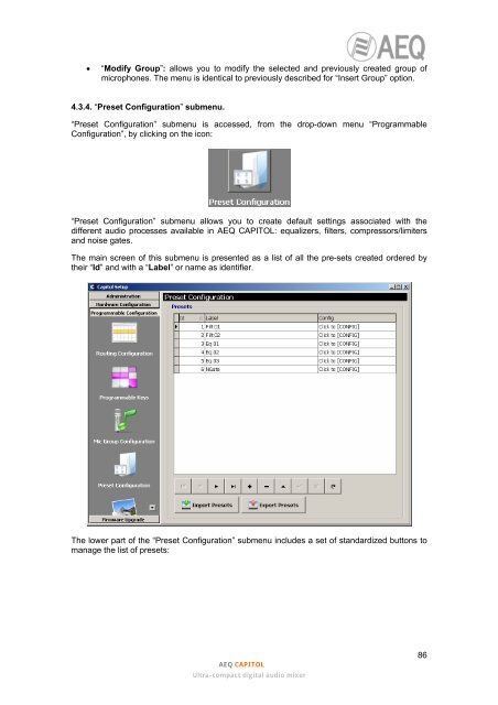 Manual - AEQ International