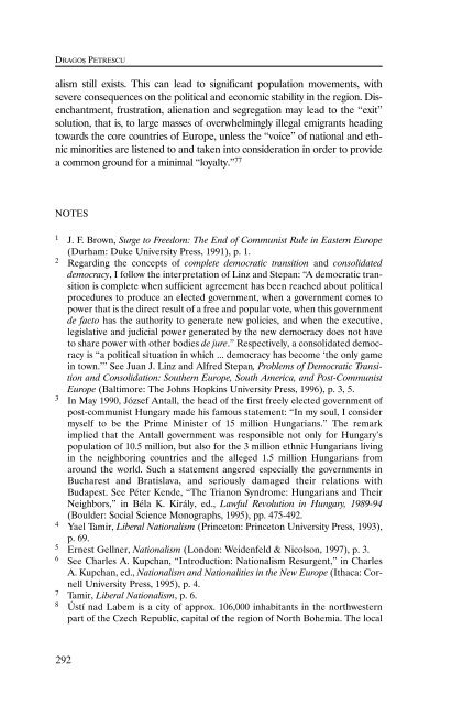 Nation-Building and Contested Identities: Romanian & Hungarian ...