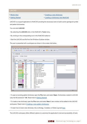 LithCAD 2.3 - Advanced Logic Technology