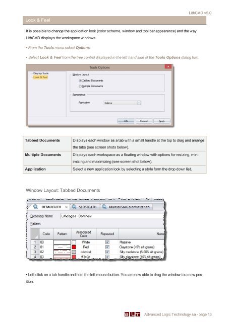 LithCAD 2.3 - Advanced Logic Technology