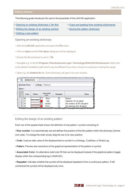 LithCAD 2.3 - Advanced Logic Technology