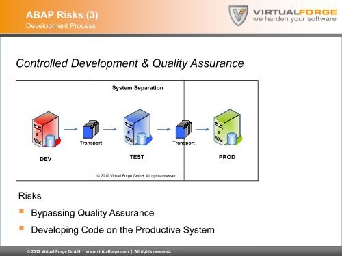 Avoiding Compliance Issues in ABAP code - Virtual Forge