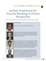 Surface Treatments for Zirconia Bonding: A Clinical Perspective
