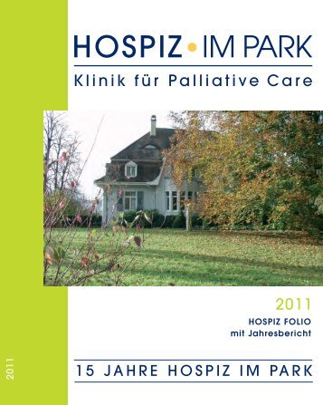 Hospiz Folio 2011 - Hospiz im Park