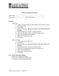 Catheter Discharge Instructions