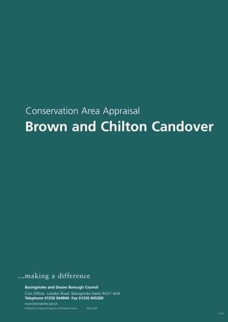 Brown and Chilton Candover - Basingstoke and Deane Borough ...