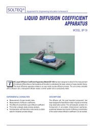 liquid diffusion coefficient apparatus - Solution Engineering