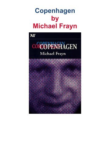 Copenhagen - a play by Michael Frayn