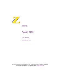 Z8018x Family MPU
