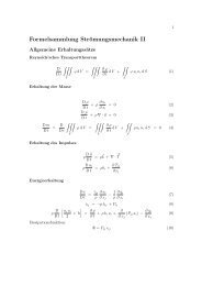 Formelsammlung StrÃ¶mungsmechanik II - TFD