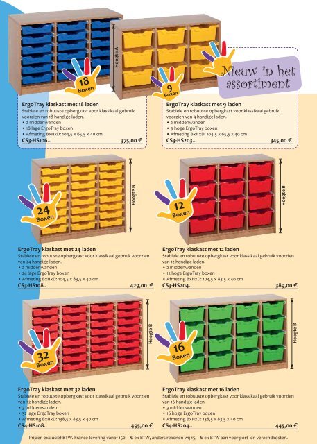 Kleurcode â Ergo Tray Boxen