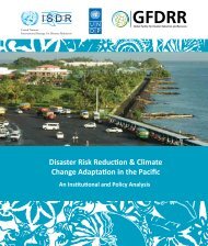 DRR and CCA in the Pacific - unisdr