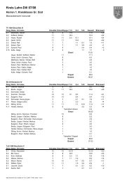 Kreis Lahn-Dill 07/08 - TTC Cleeberg