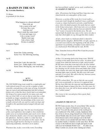 a literary analysis of the story a raisin in the sun An analysis of a raisin in the sun a raisin in the sun is a play written by an african-american playwright - lorraine hansberry it was first produced in 1959. a literary analysis of the story a raisin in the sun An analysis of a raisin in the sun a raisin in the sun is a play written by an african-american playwright - lorraine hansberry it was first produced in 1959.
