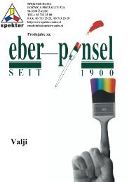 Valji (katalog) - Spekter, doo