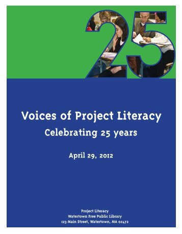Voices of Project Literacy - Watertown Free Public Library