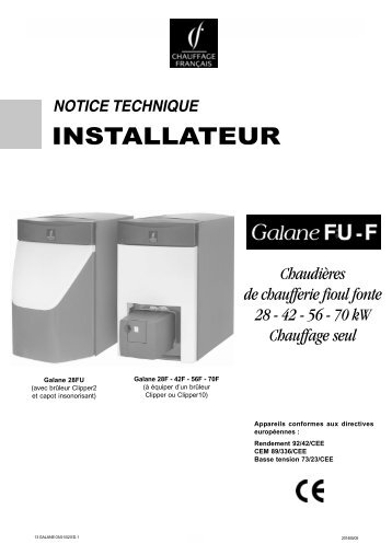 GALANE 28 F FU installateur - Jean-Paul GUY