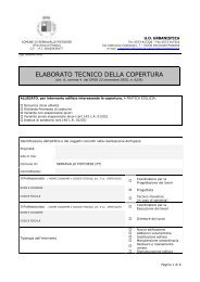 Elaborato Tecnico delle coperture - Relazione - Comune di ...