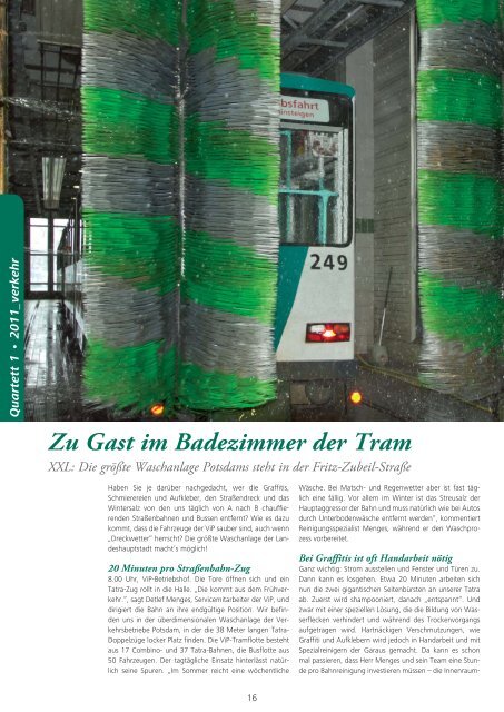 Quartett 1/2011 zum Download - Stadtwerke Potsdam