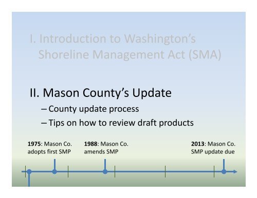 Shorelines - Mason County