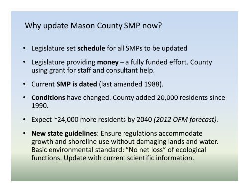 Shorelines - Mason County