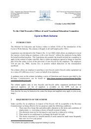 department of education cycle to work scheme