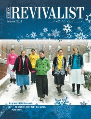 Read the Winter issue online - God's Bible School & College