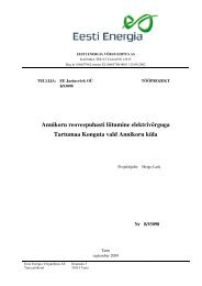 Annikoru reoveepuhasti liitumine elektrivÃµrguga ... - Eesti Energia