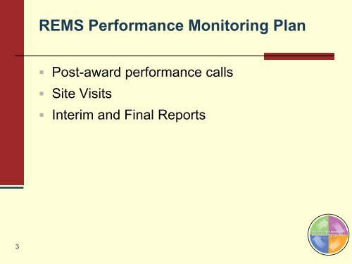 Performance Monitoring, Evaluation, and Interim Reports