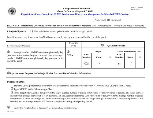 Performance Monitoring, Evaluation, and Interim Reports