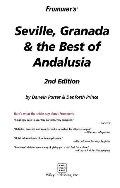 Seville, Granada & the Best of Andalusia