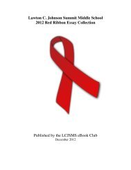 2012 Red Ribbon Essay Collection - Lawton C. Johnson Summit ...