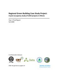 Regional Green Building Case Study Project Year 1 Report - CICIFMA