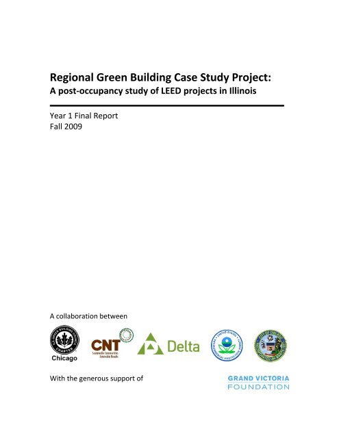 Regional Green Building Case Study Project Year 1 Report - CICIFMA