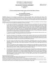 U.S. Customs and Border Protection VISA WAIVER ... - Forms