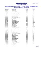 B.A. (History) Part I UR - Nalanda Open University