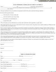 Event Permission Form for minor participants - Archdiocese of Miami