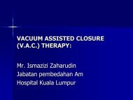 VACUUM ASSISTED CLOSURE (V.A.C.) THERAPY ... - HKL Vascular