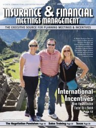 SEE US ON THE WEB - TheMeetingMagazines.com